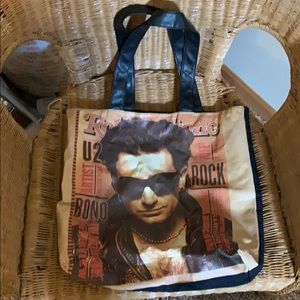 Rolling stone tote with Bono